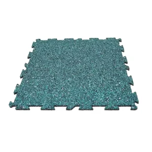 15mm Interlocking Anti-Slip Waterproof Rubber Gym Flooring Mats for Warehouse and School Use