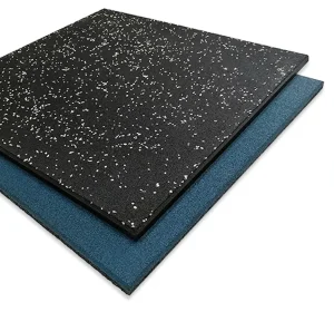 15mm Multi-Color Anti-Slip Shock-Absorbing Rubber Flooring Tiles and Mats for Home Gym and Fitness Use