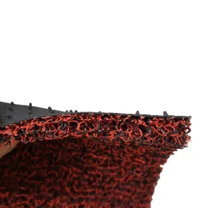 15mm PVC Double Mixed-Color Coil Mat with Spike Backing