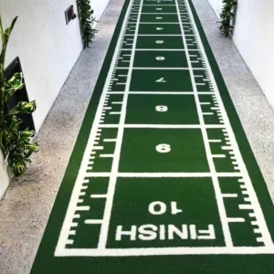 15mm Pile Height PE Artificial Grass Carpet for Fitness Indoor Gym Running Track Soccer Flooring