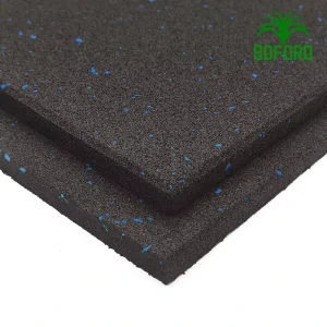 15mm Shock Absorbing Rubber Flooring Mats for Gym
