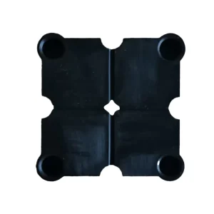 15mm Thick EPDM Interlocking Gym Mats Protective Rubber Flooring Connectors with Buckles for Fitness
