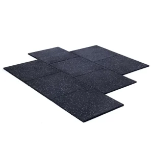 15mm Thick EPDM Rubber Floor Tiles Customizable Size Gym Rubber Flooring Sports Mat