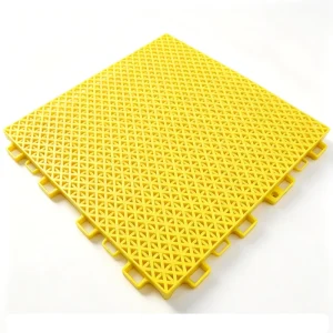 16 MM Thick PP Interlocking Floor Tiles with Grid Design for Kindergartens and Sports Venues