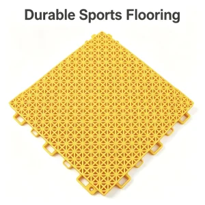 160g Square Lock PP Modular Flooring Tiles Mini Grid for Futsal Tennis Volleyball & Park Playgrounds