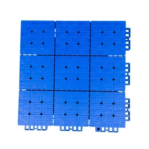 16mm PP Interlocking Basketball Court Flooring Durable Non-Slip Fast Drainage Eco-Friendly Indoor Hospital School