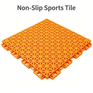 175g Soft Big Lattice PP Modular Flooring Anti-slip Safe for Elderly Venues & Playgrounds