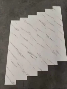 180x1220mm Marble Grain SPC Flooring Eco Friendly Stone Plastic Panel for Office Decoration