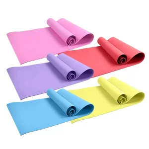 183cm Lightweight EVA Yoga Mat Non Slip Grip Thick Fitness Pad for Home Gym Exercise Moisture Proof Durable for Outdoor Picnics