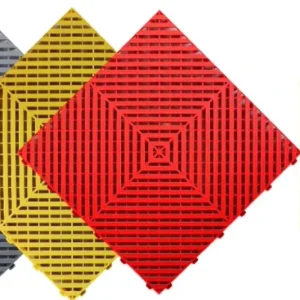 18mm PP Interlocking Floor Tiles Waterproof Anti-Slip Glue-Free for Auto Detailing and Maintenance Stores