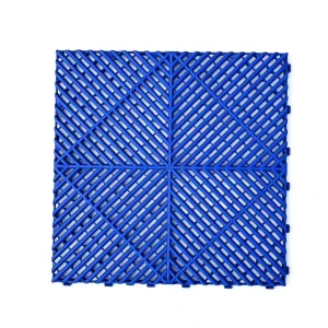 18mm PP Interlocking Non-Slip Indoor Garage Floor Tiles for Car Detailing Shops