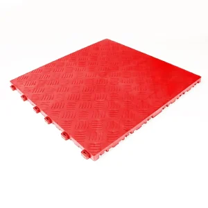 18mm PP Interlocking Plastic Decking Heavy-Duty Anti-Slip Click Tiles for Garage and Warehouse