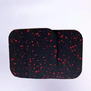 1M x 1M x 20MM Black SBR Gym Rubber Flooring Mat Indoor Non-Slip Anti-Static