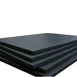 1m*1m*1.5cm Gym Cushioning Mat High-Density Rubber Mat for Home Gym Strength Training