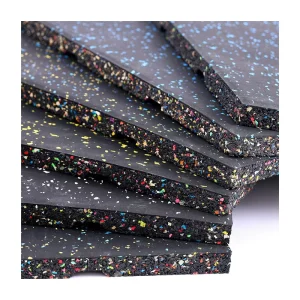 1m X 1m Interlocking Rubber Tiles for Playground Garage Outdoor Gym Flooring