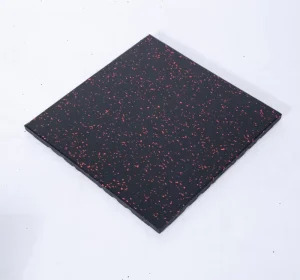 1m x 1m x 3.5cm Non-Slip Gym Rubber Sport Tiles Manufacturer’s Rubber Floor Tiles for Sports and Gymnasiums