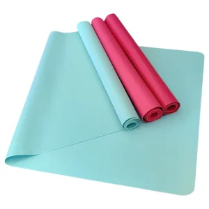 1mm Ultra-Thin Foldable Travel Yoga Mat with Wet-Dry Anti-Slip Sports Towel Pad