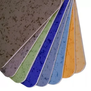 2-3mm EVA Back Layer Soft Non-Slip Waterproof Flame-Retardant Plain Indoor School and Commercial PVC Flooring