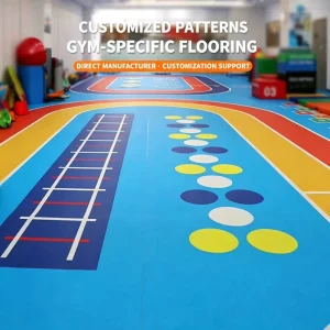 2.0mm Custom Irregular Size Office Flooring Odorless Environmental Roll Material