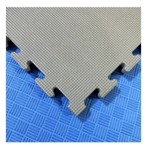 2.5cm Interlocking T Pattern Rubber Tile Soft Anti Slip Floor Mat for Taekwondo Karate Boxing Judo Jiu Jitsu Puzzle Mats
