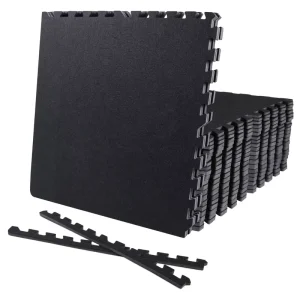 2.5cm Thick High-Density EVA Foam Waterproof Interlocking Puzzle Gym Exercise Mat, Floor Protection Pad