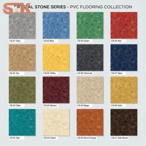 2.6mm Medical Grade Antibacterial UV-Treated Dense-Base PVC Sheet Vinyl Roll