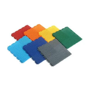 Interlocking Square Plastic Tile Base for Swimming Pool and Basketball Flooring