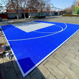 20 Feet X 20 Feet School Multi Sport Court Antislip DIY Your Backyard Court Outdoor Interlocking Basketball Court Flooring Tiles