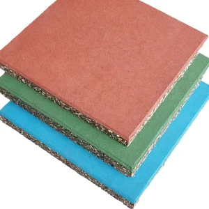 20MM Eco-friendly Odorless Rubber Mat, Pressure-resistant Foot Pad for Stairwell and Corridor
