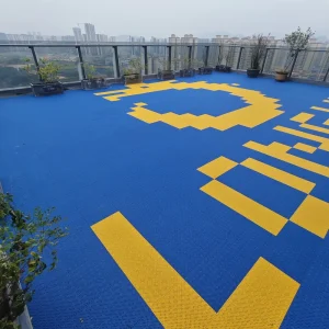 20X30 Basketballs Court Tiles Outdoor Interlocking Plastic Flooring Pp Tile Portable Sport Court Plastic Tiles