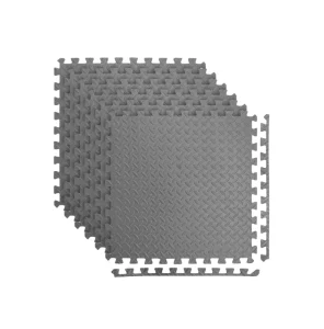 20mm EVA Interlocking Gym Floor Mat, Non-Toxic Anti-Slip Puzzle Mat for Home and Commercial Fitness