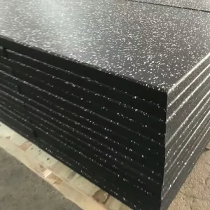 20mm Elastic Weight Lifting Gym Rubber Flooring Tiles and Mats