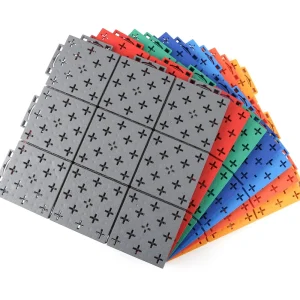 20mm Interlocking PP Cushioning Tiles for Outdoor Multi-Sport Courts