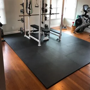 20mm Professional Sport Use High-Density Rubber Floor Mat Easy to Install Shock-Absorbing