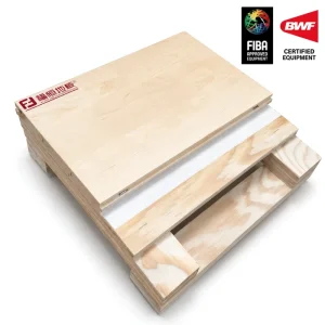 22mm Thick Wooden Flooring for Basketball, Volleyball, Badminton and Tennis