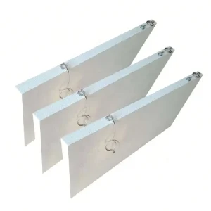 2400*20mm Acoustic Suspended Glassfiber Baffles Sound Proof Foam Panels for Office Ceiling Linear Ceiling Panels