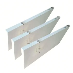 2400*20mm Acoustic Suspended Glassfiber Baffles Sound Proof Foam Panels for Office Ceiling Linear Ceiling Panels