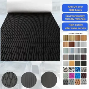 2400*900mm Boat Flooring EVA Foam Surfboard Deck Marine Traction Pad Sheet Surfboard Deck Pad 3 Piece