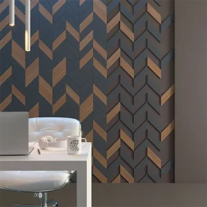 24mm V Groove Carved Panels Polyester Fiber Acoustic Panels Modern Outdoor Use High Noise Reduction Living Room Bedroom Hotel
