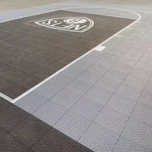 25 X 25 Feet Heavy Duty Custom Size Basketball Court Tiles with Shock Absorption Cushions pp Modular Sports Floor