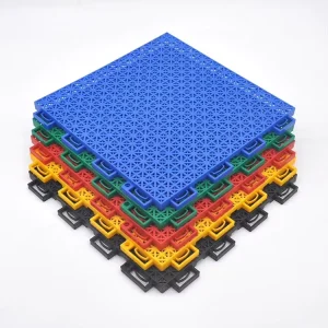 25×25 Feet Anti-Slip Wear Resistant PP Interlocking Tiles for Hotel Home Backyard Basketball Court Sports