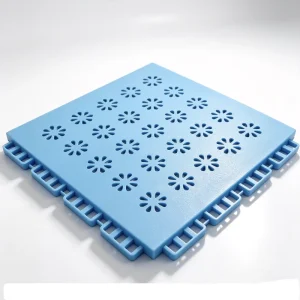 25x25cm Little Flower TPE Interlocking Floor Tiles Shock-Absorbent for Kindergartens and Sports Courts