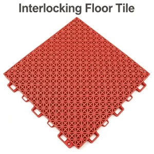 25x25cm Square Buckle Mini Lattice PP Interlocking Floor Tiles for Indoor Sports Courts & Kindergartens