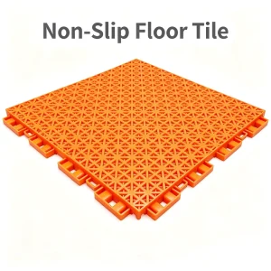 25x25x1.3cm Flat Mini Grid PP Interlocking Floor Tiles for Indoor Futsal Tennis Volleyball Courts