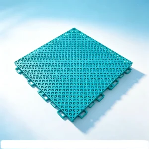 270g Shock Pad Double Layer PP Suspended Flooring Tiles for Multi-Purpose Sports Venues