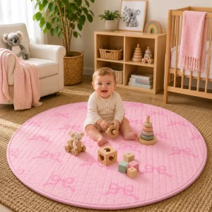 27SS Personalized Play Toys Mat Non-Toxic Nursery Rug Cushioning Quilted Baby Quilting Mat