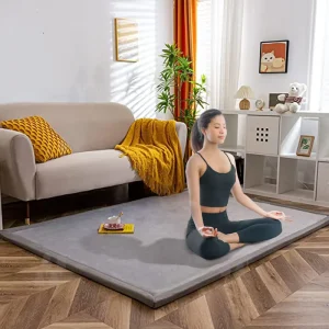 2cm Memory Foam Kids Playroom Mat Non-Toxic Soft Tatami Mat for Lying and Tumbling