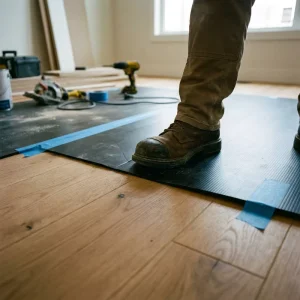 2mm Custom-Color Waterproof Sheet with Cutting Service for Temporary Floor Protection and Construction