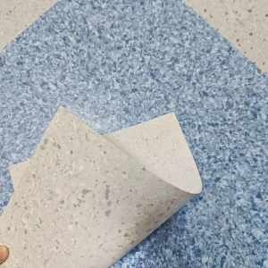 2mm PVC Vinyl Flooring Rolls Waterproof Durable for Kindergarten Hospital Office Bacteria-proof Homogeneous Vinyl Flooring