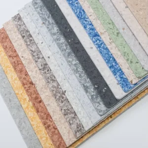 2mm Stocklot Homogeneous PVC Vinyl Flooring Roll for Hospital Anti-Slip Boned Plastic Flooring for Operation Room